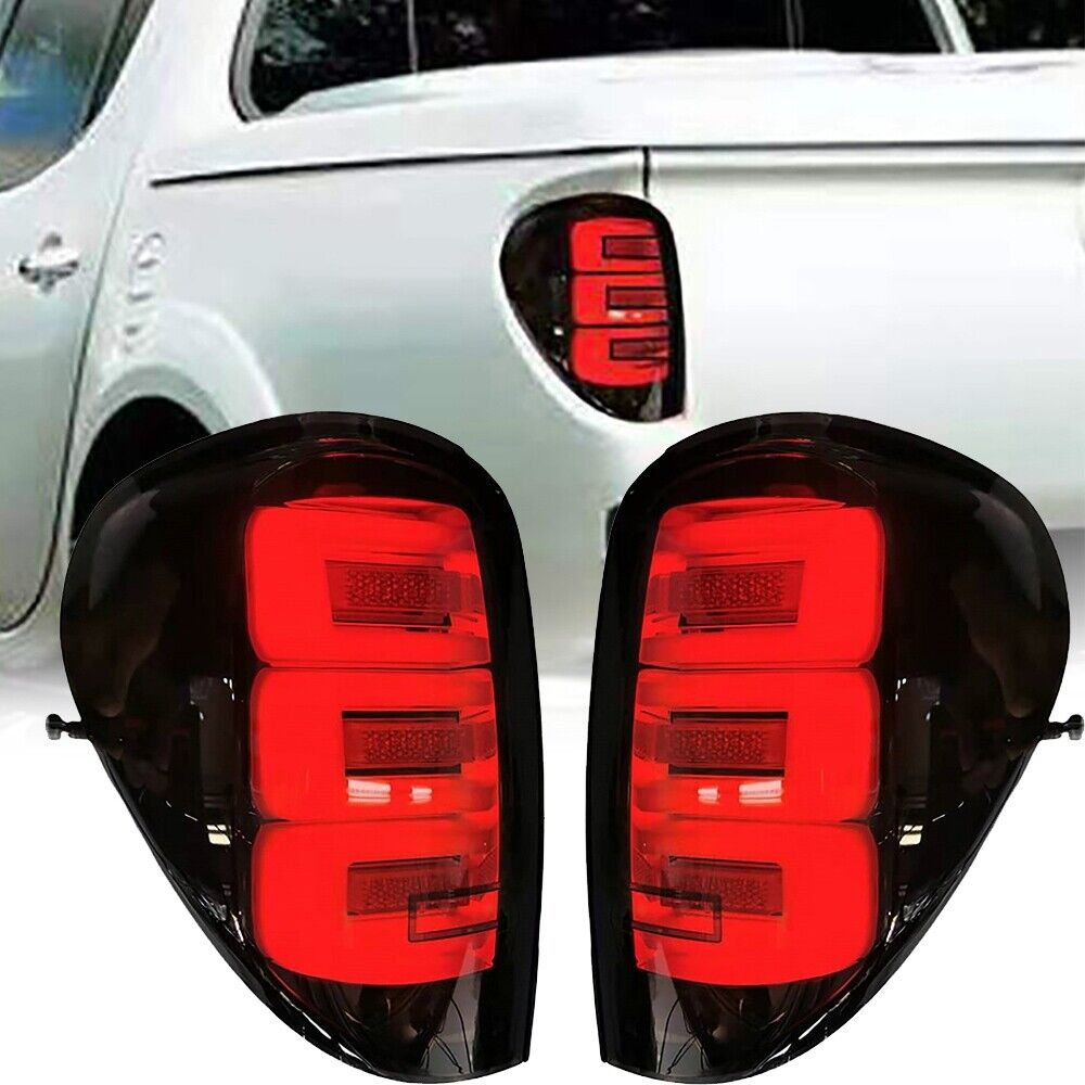 Smoked LED Tail Lights Brake Lamp for Mitsubishi Triton