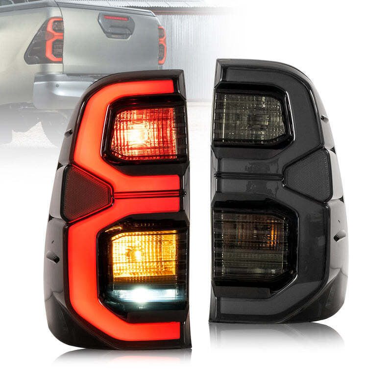 Smoked LED Stop Brake Tail Light for Toyota Hilux