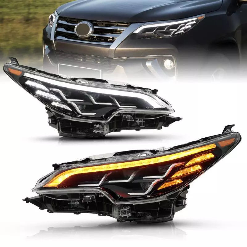 LED Sequential Headlights for Toyota Fortuner (2016-2020)