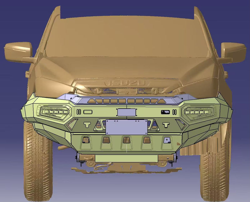 Zeus4x4  Urban Stealth Bull Bar: Next-Generation Protection